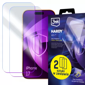 3mk Hardy ARC+ 4-lagers skärmskydd för Apple iPhone 17
