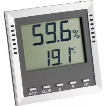 TFA Dostmann KLIMA GUARD termo-hygrometer, silver (30.5010.54.K)