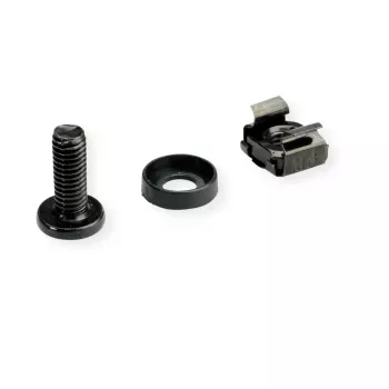 ROLINE 19 inch monteringsmaterial M6, 50 set, svart