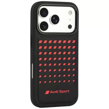 Audi Sport konstläder MagSafe-skal för iPhone 18 Pro / 17 Pro svart