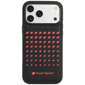 Audi Sport konstläder MagSafe-skal för iPhone 18 Pro Max / 17 Pro Max svart