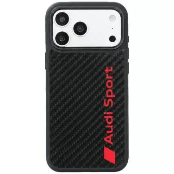 Audi R8 kolfiber MagSafe-skal för iPhone 18 Pro Max / 17 Pro Max, svart
