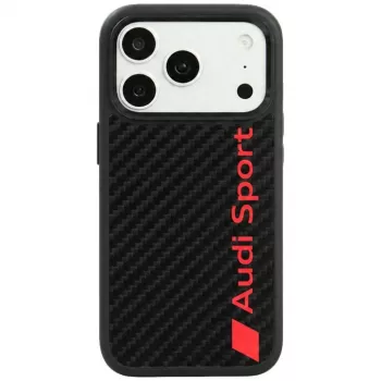 Audi R8 Carbon Fiber MagSafe-skal för iPhone 18 Pro / 17 Pro svart