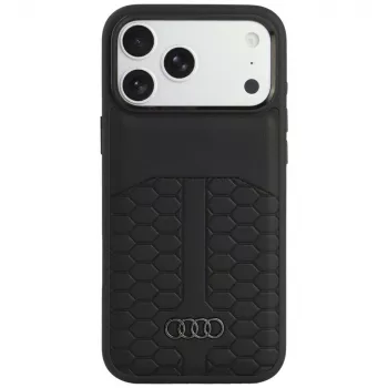 Audi läder MagSafe-skal för iPhone 18 Pro Max / 17 Pro Max, svart