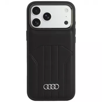 Audi konstläder MagSafe-skal för iPhone 18 Pro Max / 17 Pro Max, svart