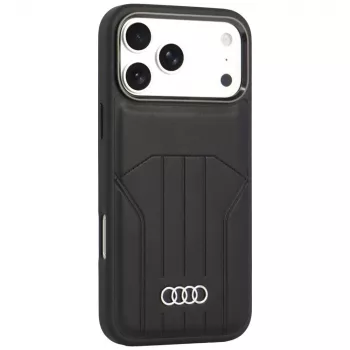 Audi konstläder MagSafe-skal för iPhone 18 Pro Max / 17 Pro Max, svart