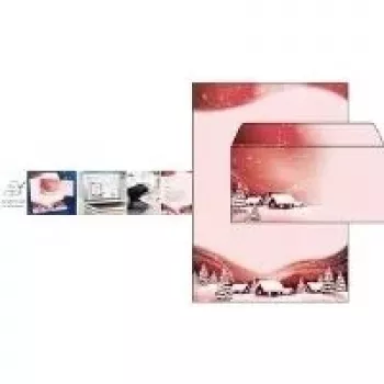 Sigel julmotivpapper Silent Night, A4, 90 g/m² (DP036)
