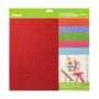 Cricut glitterkartong sampler 30 x 30 cm, 10 blad, Brights (P)