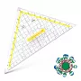 ARISTO geometritriangel med grepp, 25,0 cm