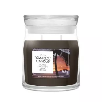 Yankee Candle Black Coconut doftljus, mellan