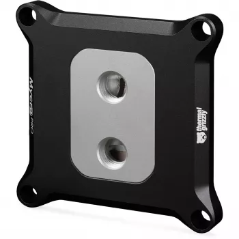 Thermal Grizzly Mycro Pro Stainless Steel CPU-kylare, Intel 1700/1851, svart/silver