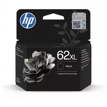 HP 62XL Original Tintenpatrone D14SKAE#LS1, 7,5 ml, hög kapacitet, svart