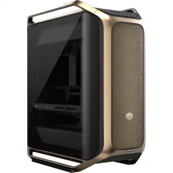 Cooler Master COSMOS Alpha Gold C700-GGNN-S00 datorchassi, guld/svart, härdat glas