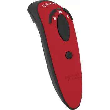Socket Mobile DuraScan D760 V20 2D-streckkodsläsare med laddstation, röd