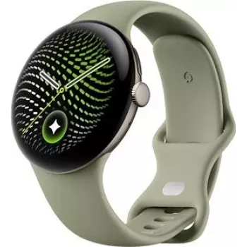 Google Pixel Watch 5 WiFi smartklocka, 41 mm, Satin Pyrite / Olive, GA11567-DE