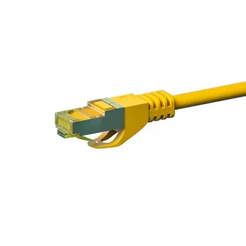 DSIT DC-77-005 CAT7 S/FTP (PiMF) RJ45-nätverkskabel, 0,5 m, gul