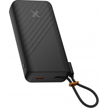 Xtorm XG2E30W201C power bank, 30 W, 20,000 mAh, integrated cable, black