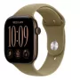 Apple Watch Series 12 GPS smartwatch, 42 mm, aluminiumboett i mörkbrons, sportarmband i oliv S/M
