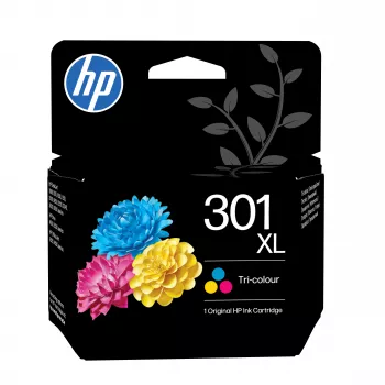 HP 301XL bläckpatron, färg, 300 sidor