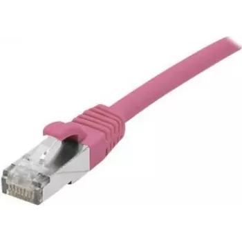 Exertis Connect Cat 6A S/FTP (PiMF) patchkabel, 0,5 m, rosa