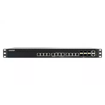 QNAP QSW-M5218P-6F12T Managed L3 PoE nätverksswitch, 12 x 10G Ethernet RJ-45, rack 1U