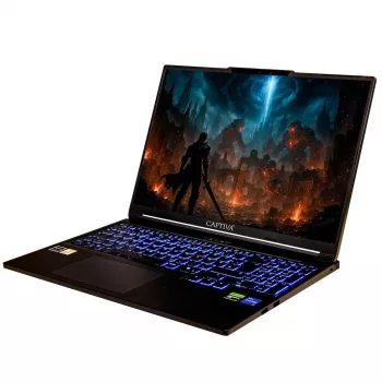 Captiva Highend Gaming I94-238GE 94238 bärbar dator, Intel Core i7-14650HX, 16 inch WUXGA, 1 TB SSD, Windows 11 Home, svart