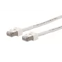 Metz Connect Ultraflex500 VoIP patchkabel S/FTP Cat.6, vit, 10,0 m