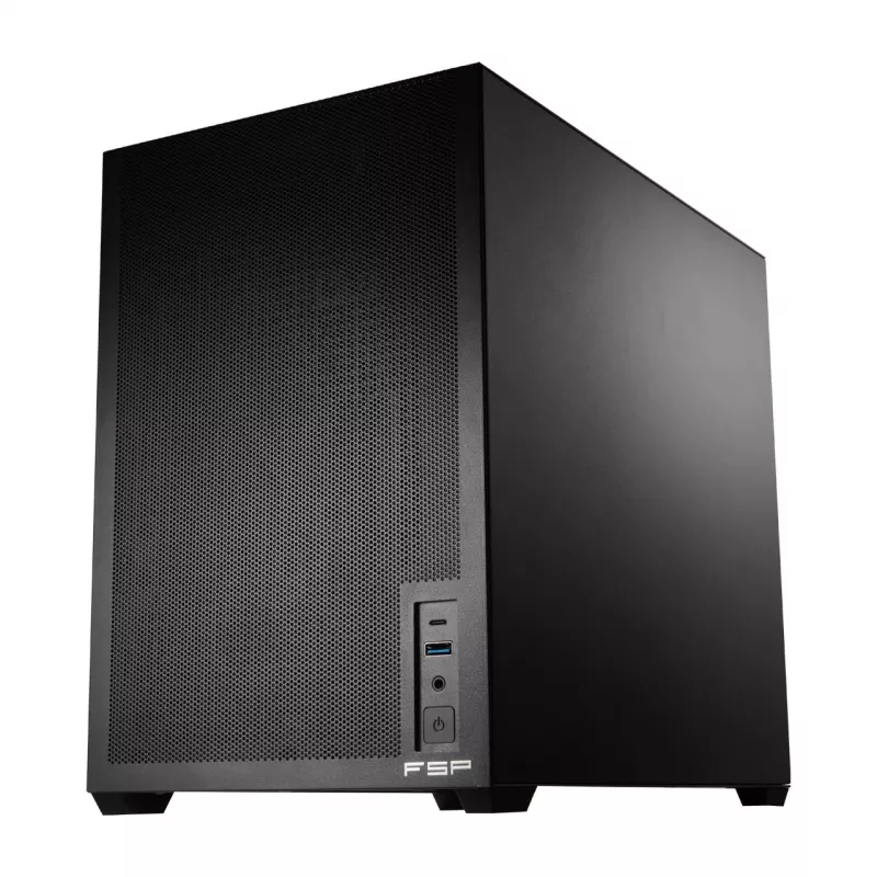 FSP S210 POC0000341 datorchassi, svart