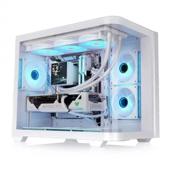 Vision 330 CR TG ARGB CA-11V-00M6WN-00 Midi-Tower datorchassi, härdat glas, vit