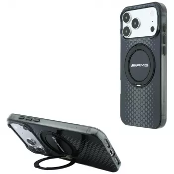 Mercedes-AMG IML Double Layer Urban Line med ringstativ MagSafe-skal för iPhone 18 Pro Max / 17 Pro Max, svart
