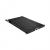 EFB Elektronik 691651ATS.12 utdragbar 19 inch-hylla 1HE, djupsvart RAL 9005