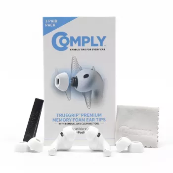 Comply öronproppar för Apple AirPods Pro 3, vit, storlek L