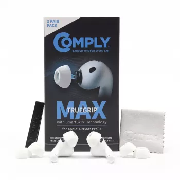 Comply MAX öronproppar för Apple AirPods Pro 3, vit, storlek L