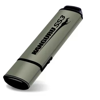 Kanguru SS3 KF3WP-128G USB 3.0-minne, 128 GB, med fysiskt skrivskydd