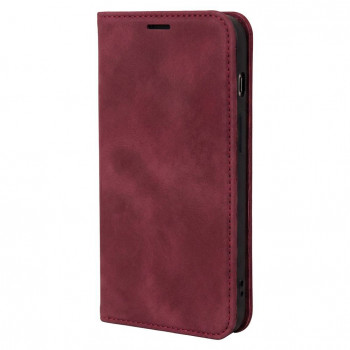TFO Smart Suede case for iPhone 17 Pro Max 6.9 / iPhone 18 Pro Max 6.9, maroon