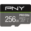 PNY PRO Elite P-SDU256V31100PRO-GE microSDXC-minneskort, 256 GB, UHS-I U3, A1, V30, med SD-adapter