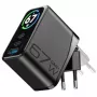 Cellularline TFT Multiport Charger 67 W snabbladdare, GaN, 2 x USB-C, 1 x USB-A
