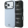 Mercedes Leather with Crossed Lines Anthracite MagSafe-skal för iPhone 18 Pro Max / 17 Pro Max