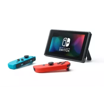Nintendo Switch (ny reviderad modell) bärbar spelkonsol, svart/blå/röd, 15,8 cm (6,2 inch), 32 GB, WLAN
