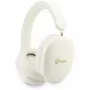 Guess GUE005824 Metallic Effect Metal Script Logo Bluetooth-hörlurar, ENC, beige