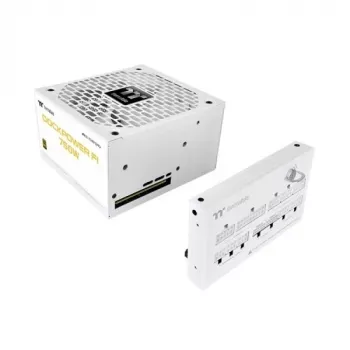 Thermaltake Dockpower FI 750W PC-nätaggregat, 80 PLUS Gold, modulärt, vit
