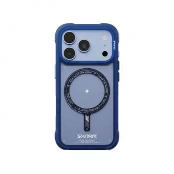 Skinarma Avion MagSafe Skin000476 skal för iPhone 18 Pro / 17 Pro, blå