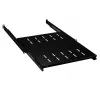 EFB Elektronik 691651NATS.68 19 inch 1HE hylla, utdragbar, monteringsdjup 378–612 mm, 30 kg, ST600+800, RAL9005