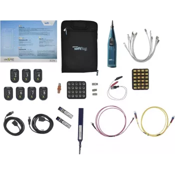 Softing IT Psiber CableMaster PROF_ACC_KIT professional accessory kit, cable/adapter set, network, telephone, 0.5 m, duplex