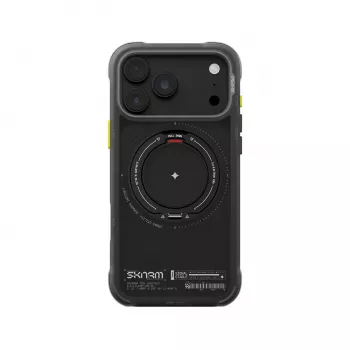 Skinarma Atlas skal för iPhone 18 Pro Max / 17 Pro Max, MagSafe, roterbart stöd, svart