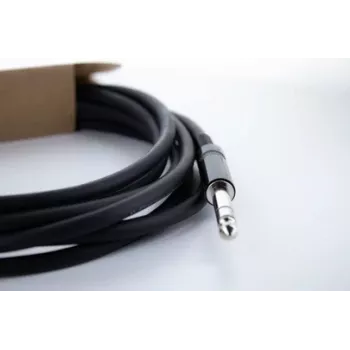 Cordial EM 0,5 MV XLR-anslutningskabel [1x XLR-kontakt 3-polig – 1x teleplugg 6,3 mm (stereo)], 0,50 m, svart