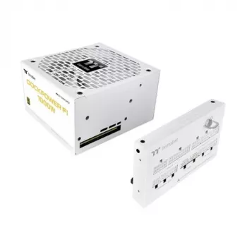 Thermaltake Dockpower FI 1000W datornätaggregat, 80 PLUS Gold, vit