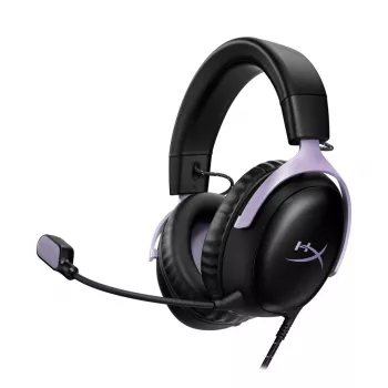 HyperX Cloud III gamingheadset, svart/lavendel