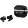 Guess Glossy Gold LinePrinted Classic Logo TWS-hörlurar, svart