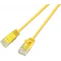 Wirewin SLIM-L-UU-K6A 0.15 YE Cat6A 10 Gigabit lightpatchkabel rund, U/UTP, Ø 3,6 mm, gul